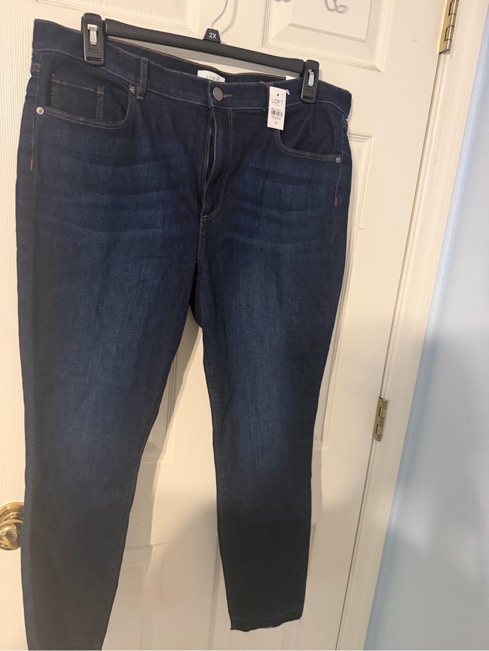 Women’s Loft outlet high rise skinny ankle jeans - size 16 - nwt